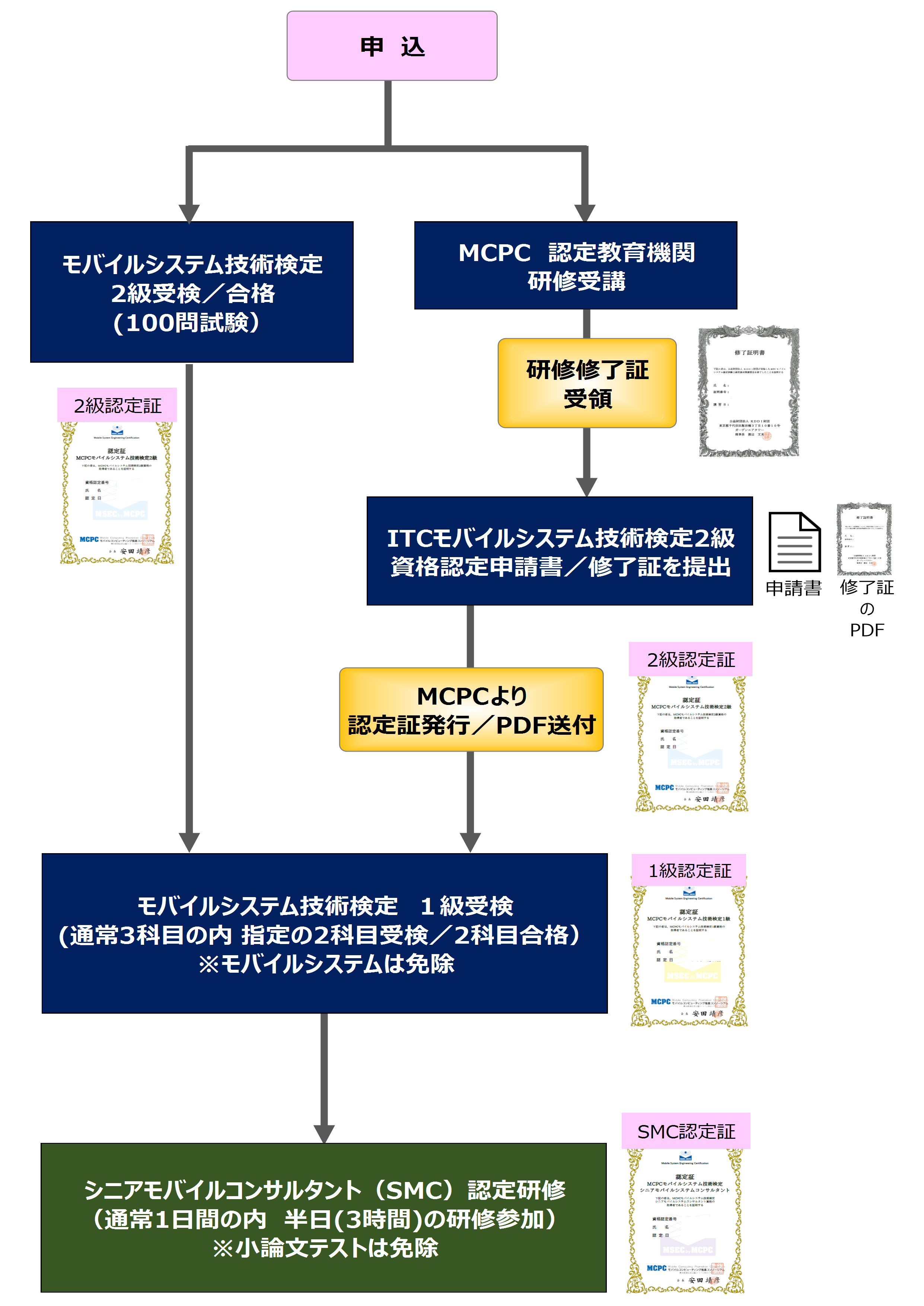 資格取得の流れ